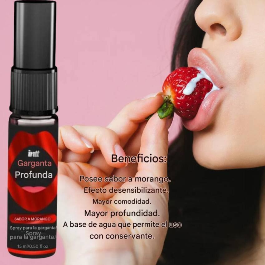 Spray Garganta Profunda Sabor Fresa Efecto Refrescante 15ml - Imagen 6