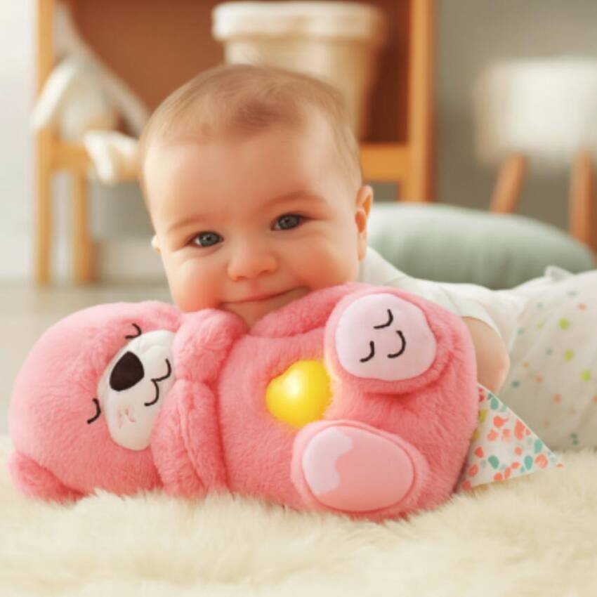 Nutria Peluche Relajante Luz Musical Juguete Respiración - Imagen 30