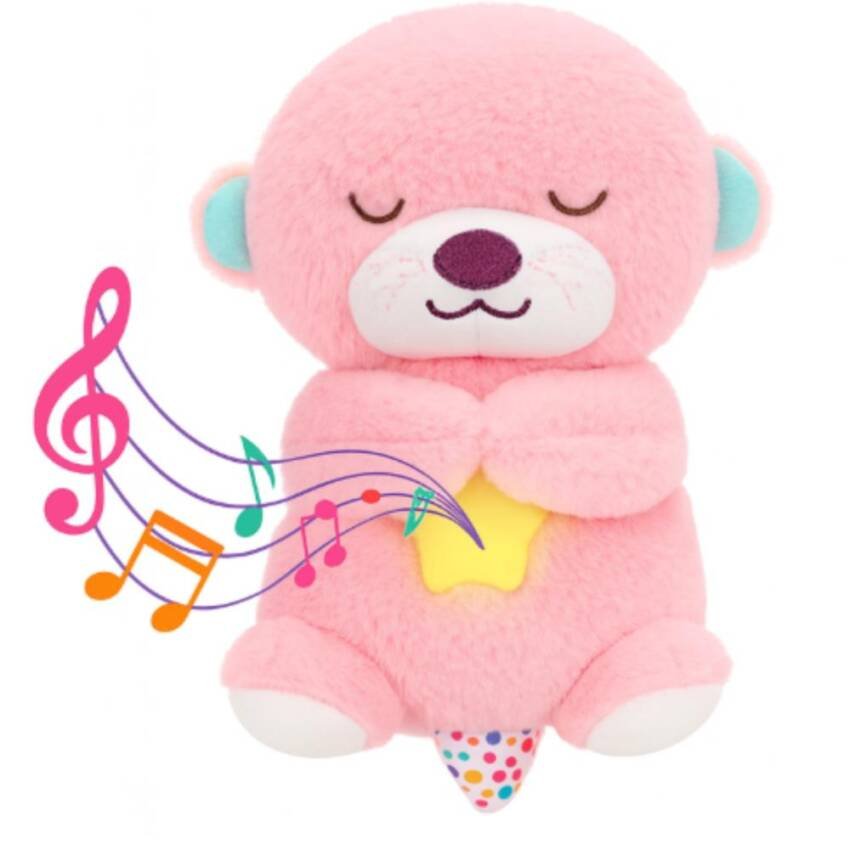 Nutria Peluche Relajante Luz Musical Juguete Respiración - Imagen 33