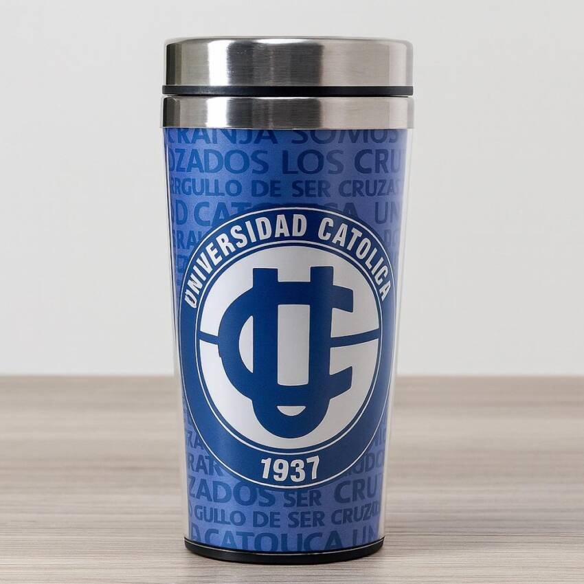 Mug Térmico Universidad Católica Cruzados 500ml - Imagen 3