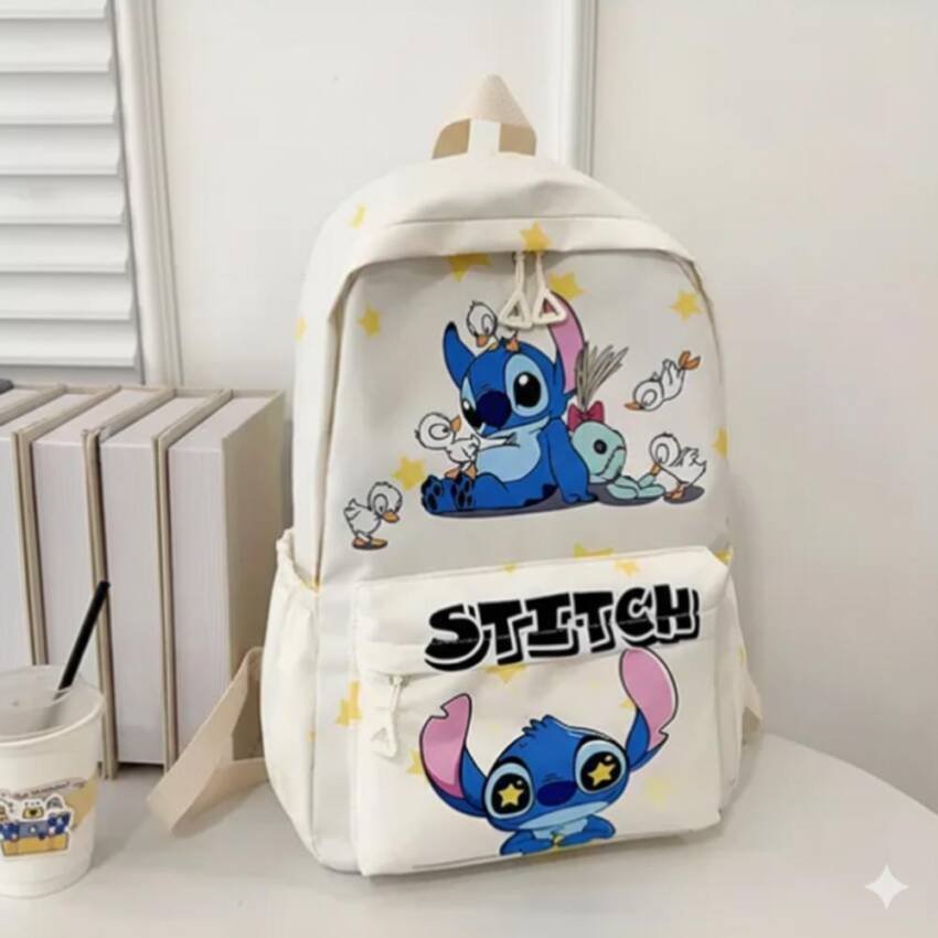 Mochila Infantil Stitch Escolar Estampado Original Disney - Imagen 3