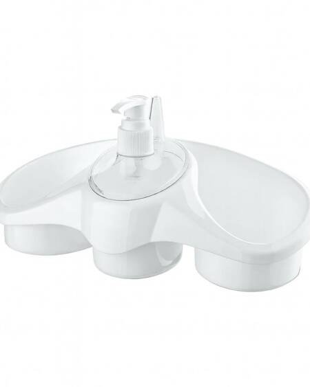 Set Dispensador de Jabón y Organizador Titiz Cocina - Blanco