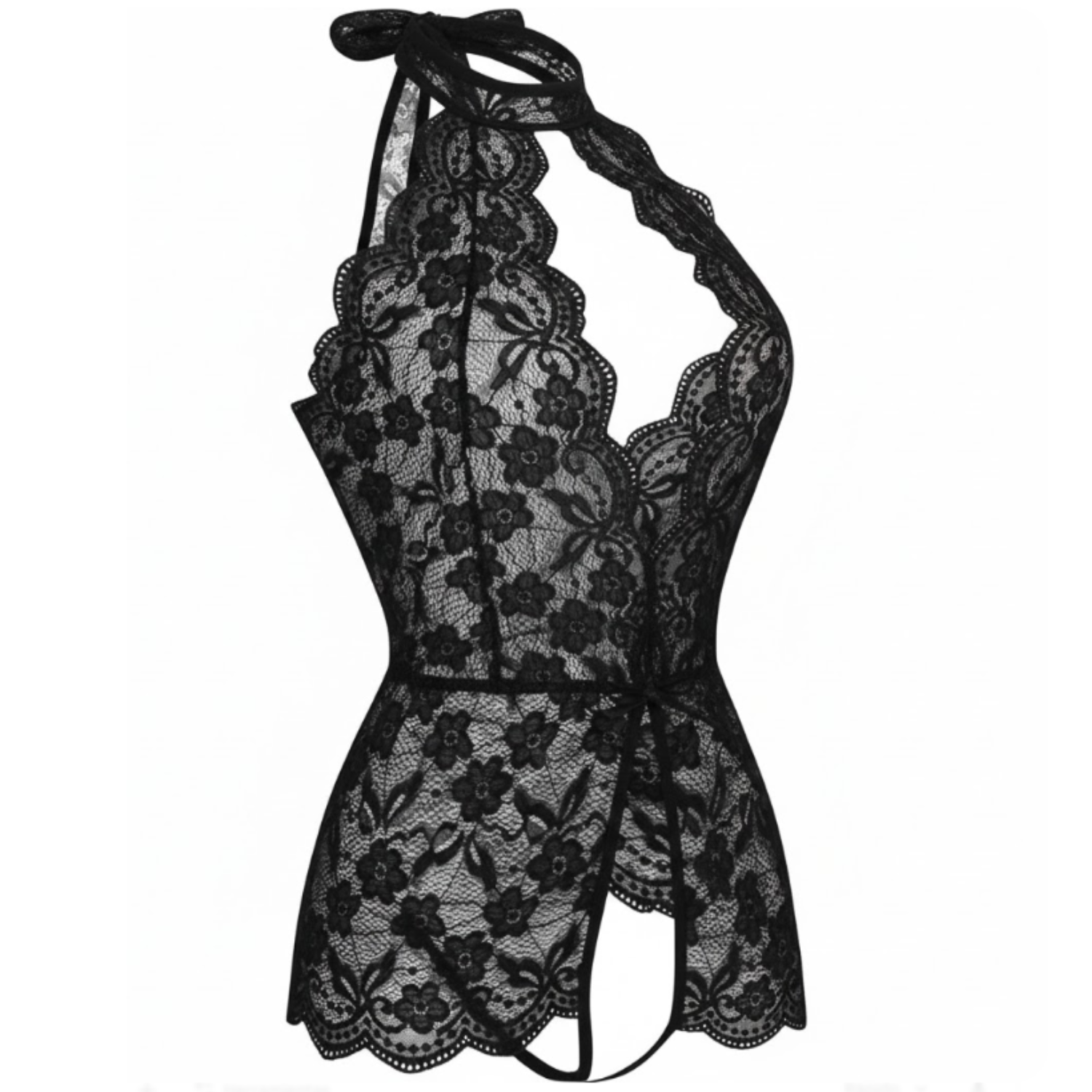 Lencería Erótica Sexy Mujer, Entrepierna Abierta Picardía