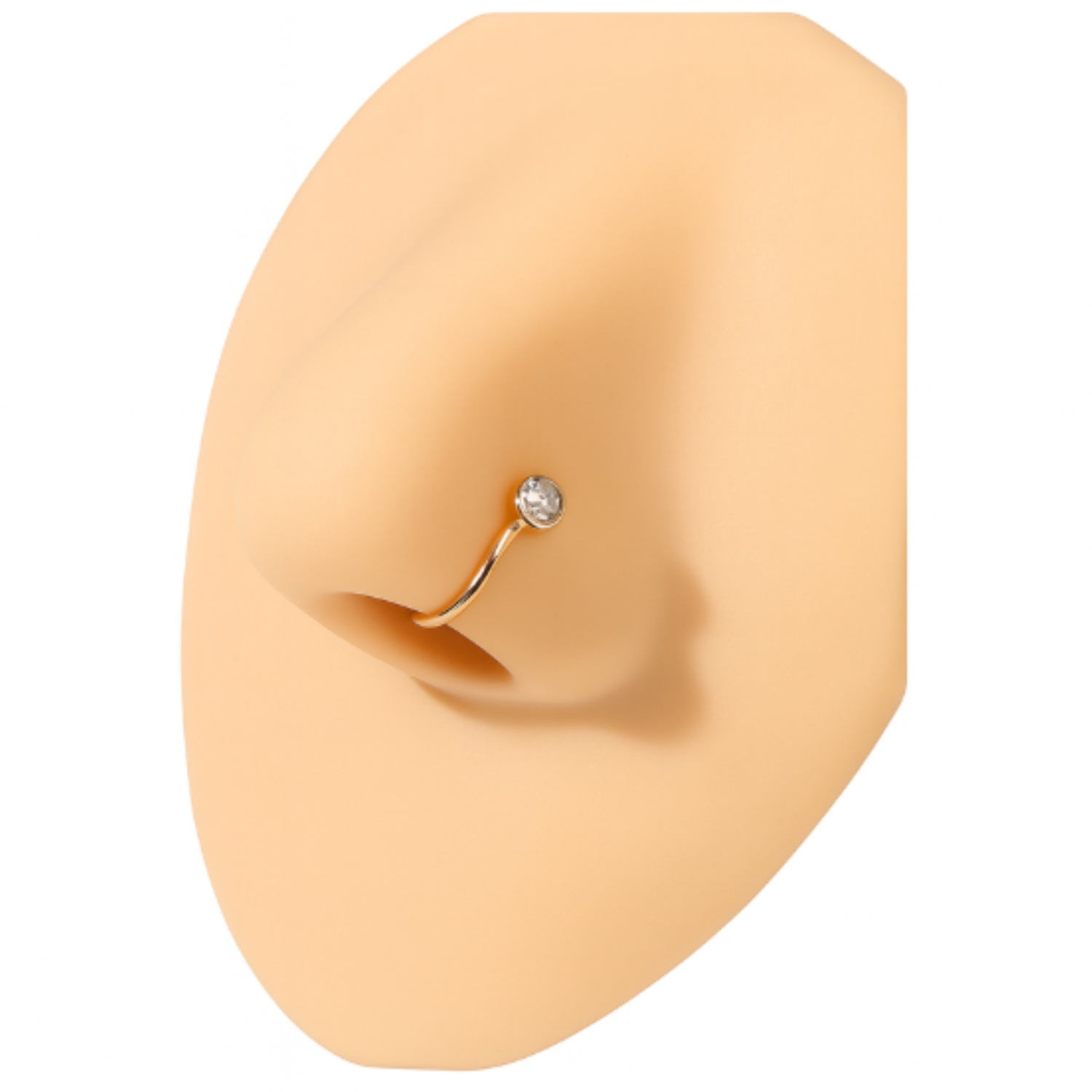 Aro cuff Nariz Falso Sin Perforacion Elegante - Imagen 3