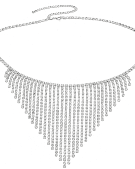Cadena Cadera Sexy Decorativa de Flecos con Brillantes