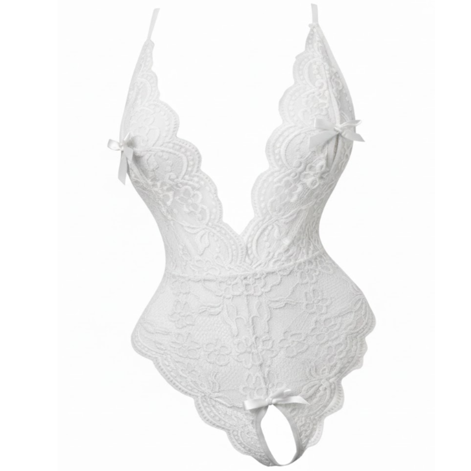 Lenceria Sexy Transparente Para Mujer, Entrepierna Abierta - Imagen 10