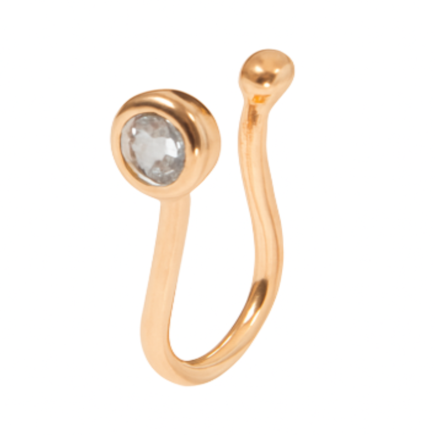 Aro cuff Nariz Falso Sin Perforacion Elegante