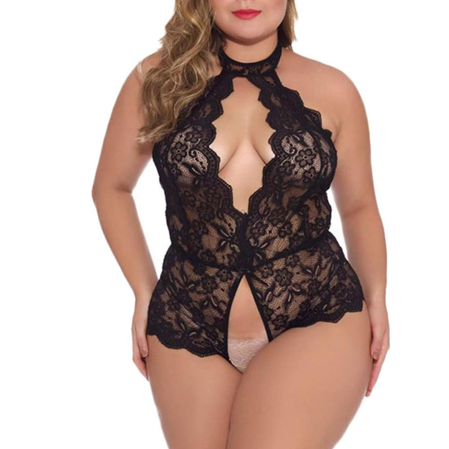 Lencería Erótica Sexy Mujer, Entrepierna Abierta Picardía - Imagen 4