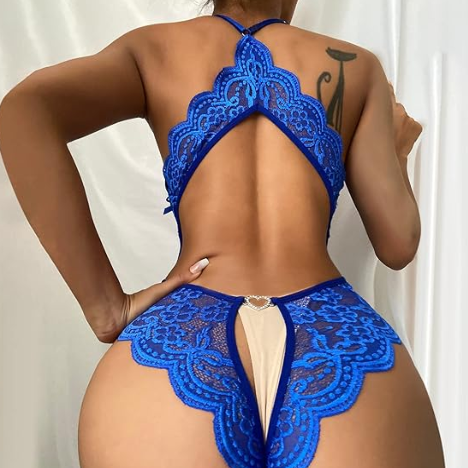 Lenceria Sexy Transparente Para Mujer, Entrepierna Abierta - Imagen 15