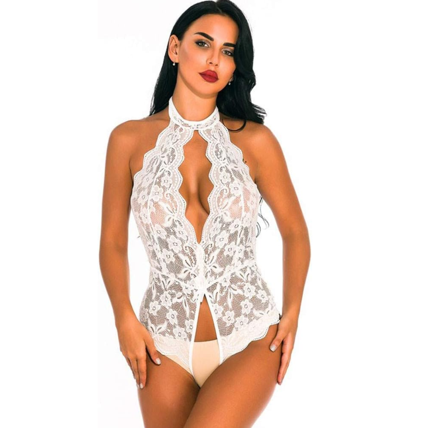 Lencería Erótica Sexy Mujer, Entrepierna Abierta Picardía - Imagen 11