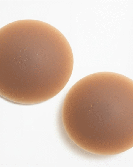 6 Pares Cubre Pezón Silicona Con Estuche Redondo Monedero