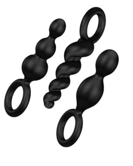 Satisfyer Booty Call Set 3 Plugs Anal de Silicona Suave