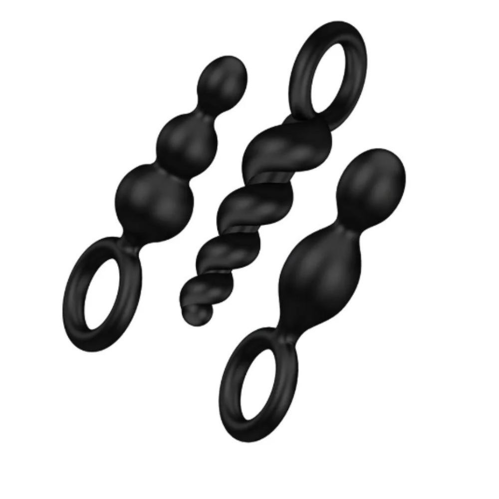 Satisfyer Booty Call Set 3 Plugs Anal de Silicona Suave