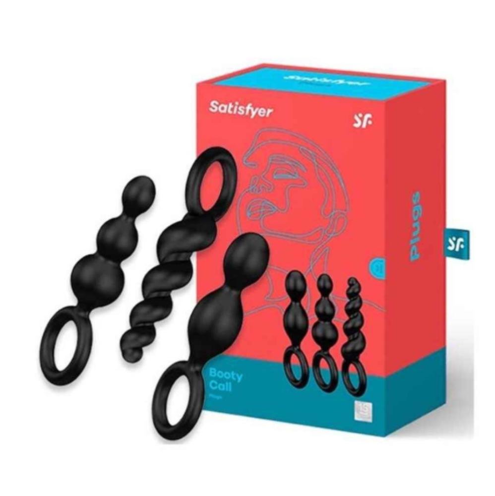 Satisfyer Booty Call Set 3 Plugs Anal de Silicona Suave - Imagen 2