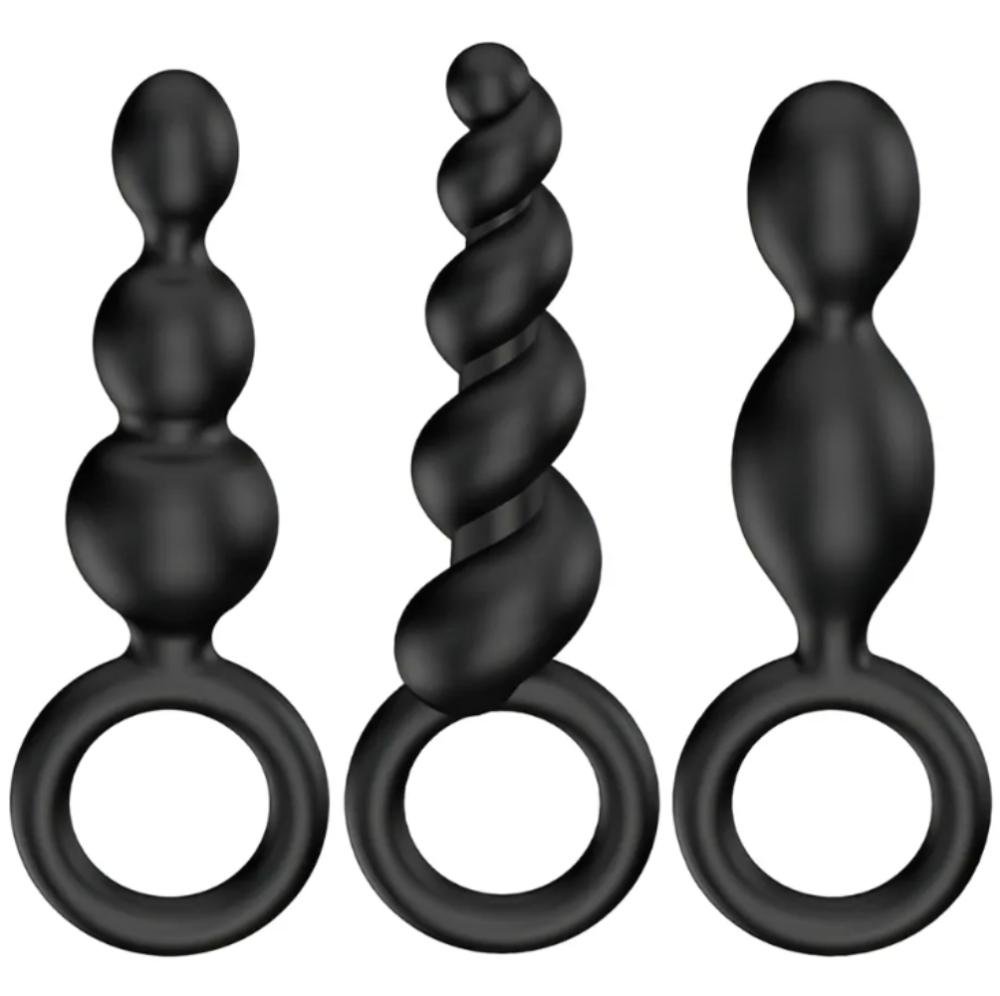 Satisfyer Booty Call Set 3 Plugs Anal de Silicona Suave - Imagen 3