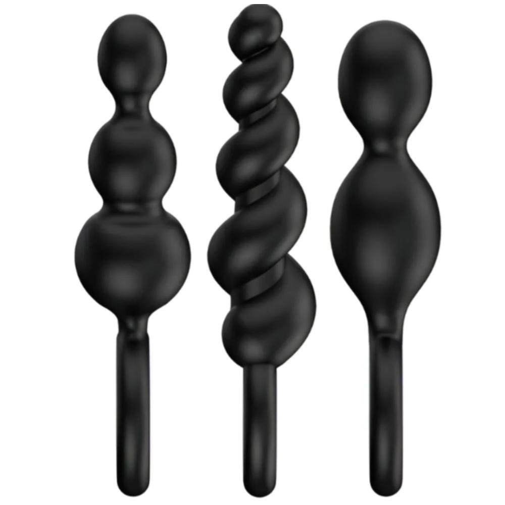 Satisfyer Booty Call Set 3 Plugs Anal de Silicona Suave - Imagen 4