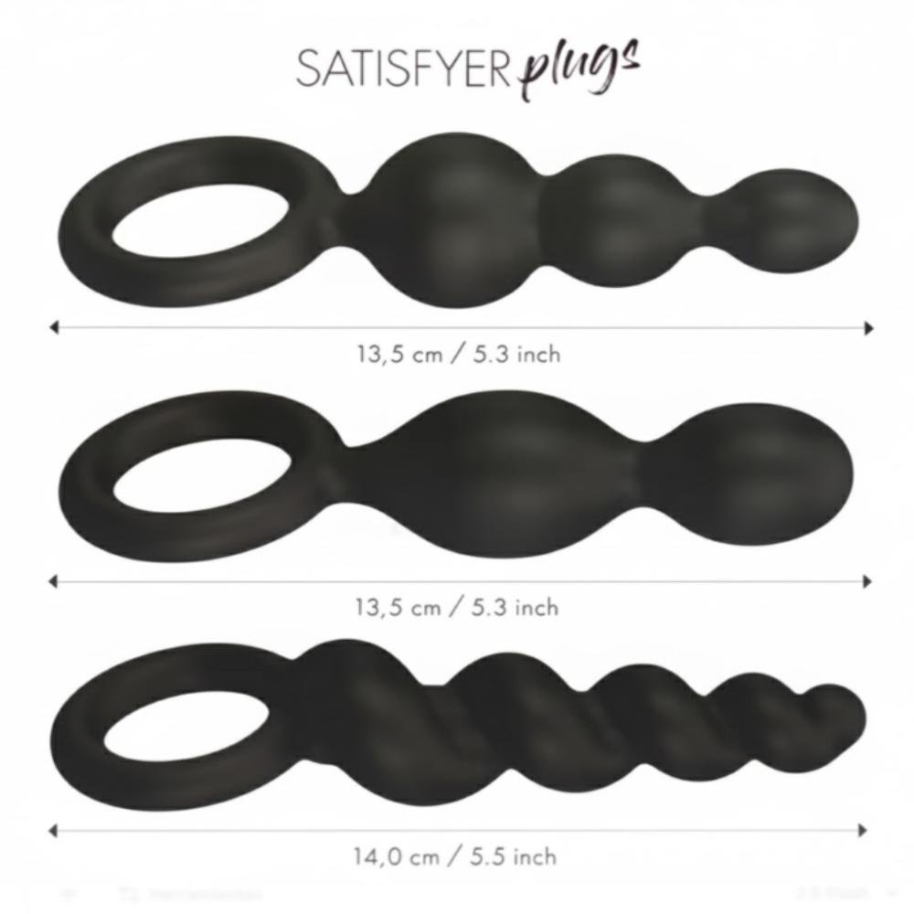 Satisfyer Booty Call Set 3 Plugs Anal de Silicona Suave - Imagen 5