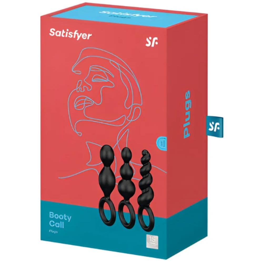 Satisfyer Booty Call Set 3 Plugs Anal de Silicona Suave - Imagen 6