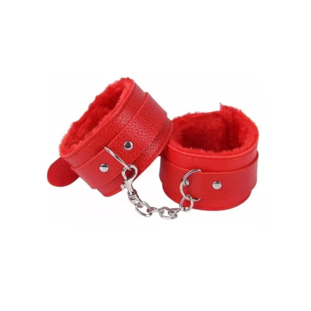 Juego De Esposas Con Piel Felpa Parejas Juguete Original - Imagen 2