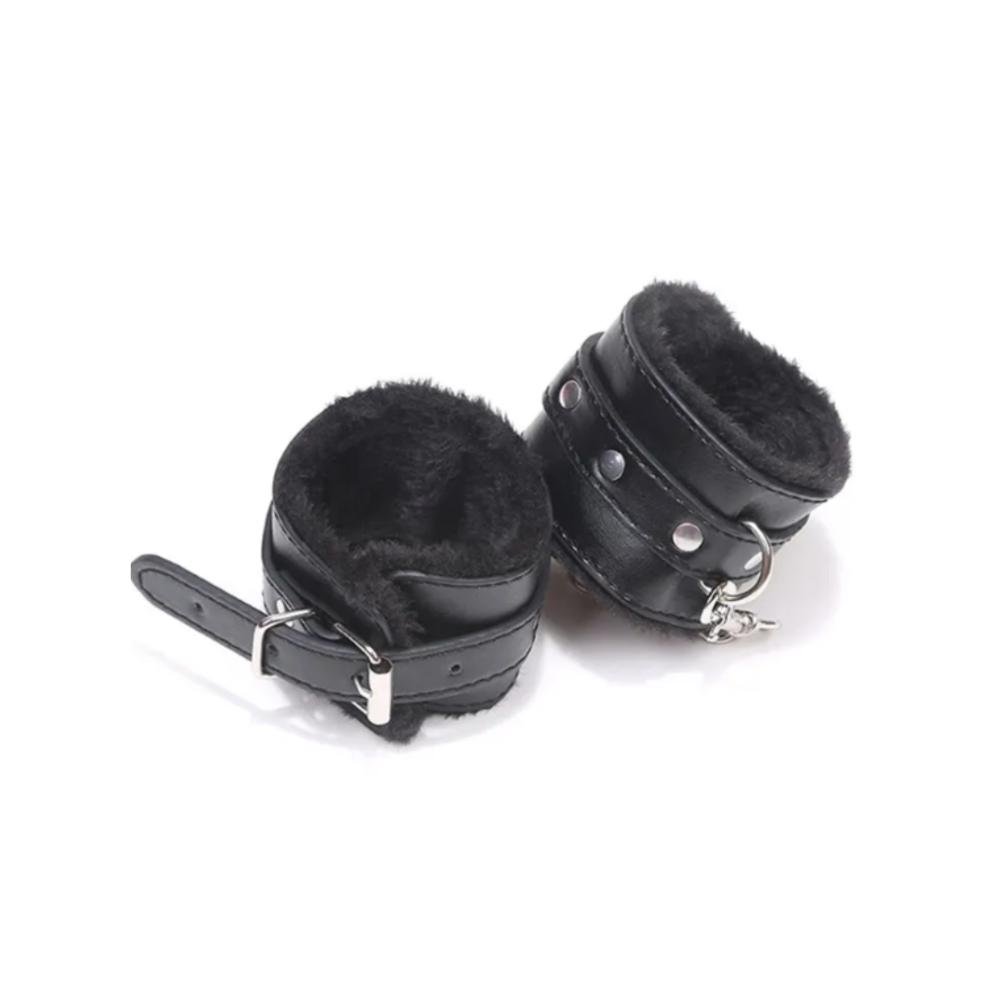 Juego De Esposas Con Piel Felpa Parejas Juguete Original - Imagen 3