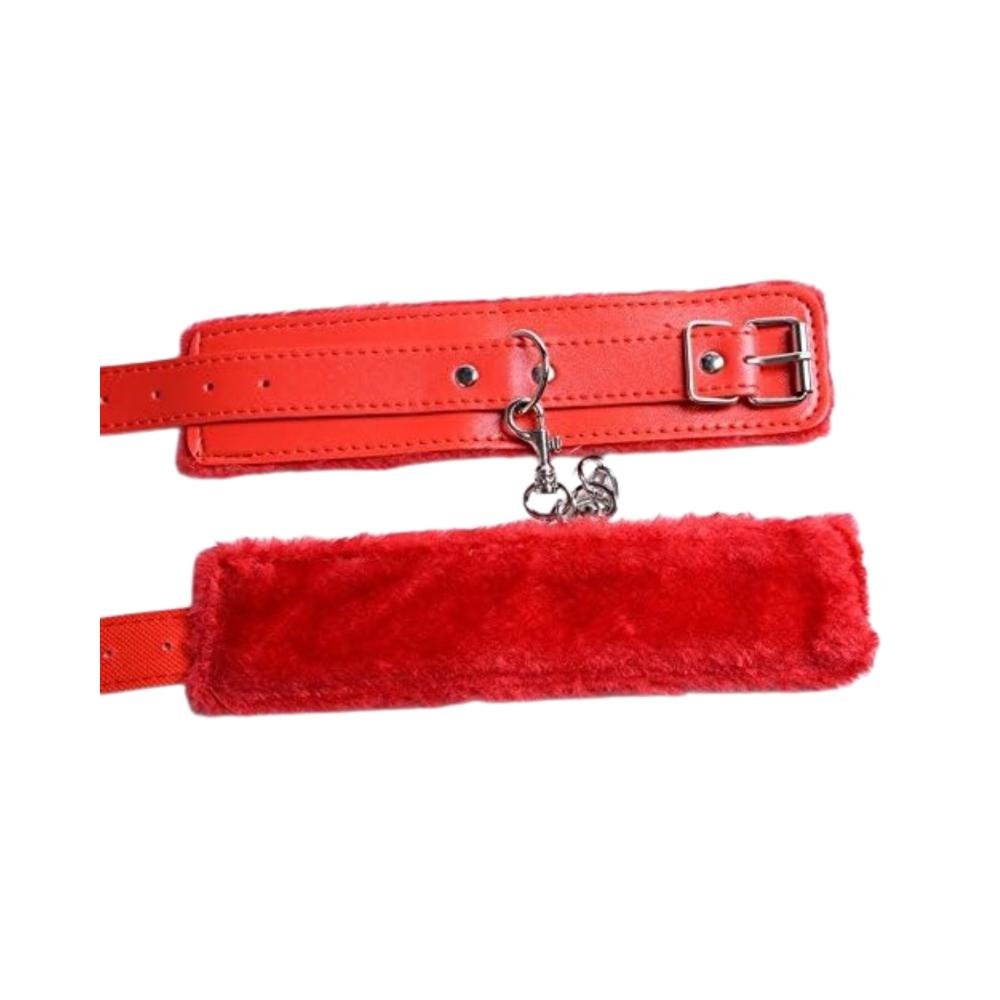 Juego De Esposas Con Piel Felpa Parejas Juguete Original - Imagen 4