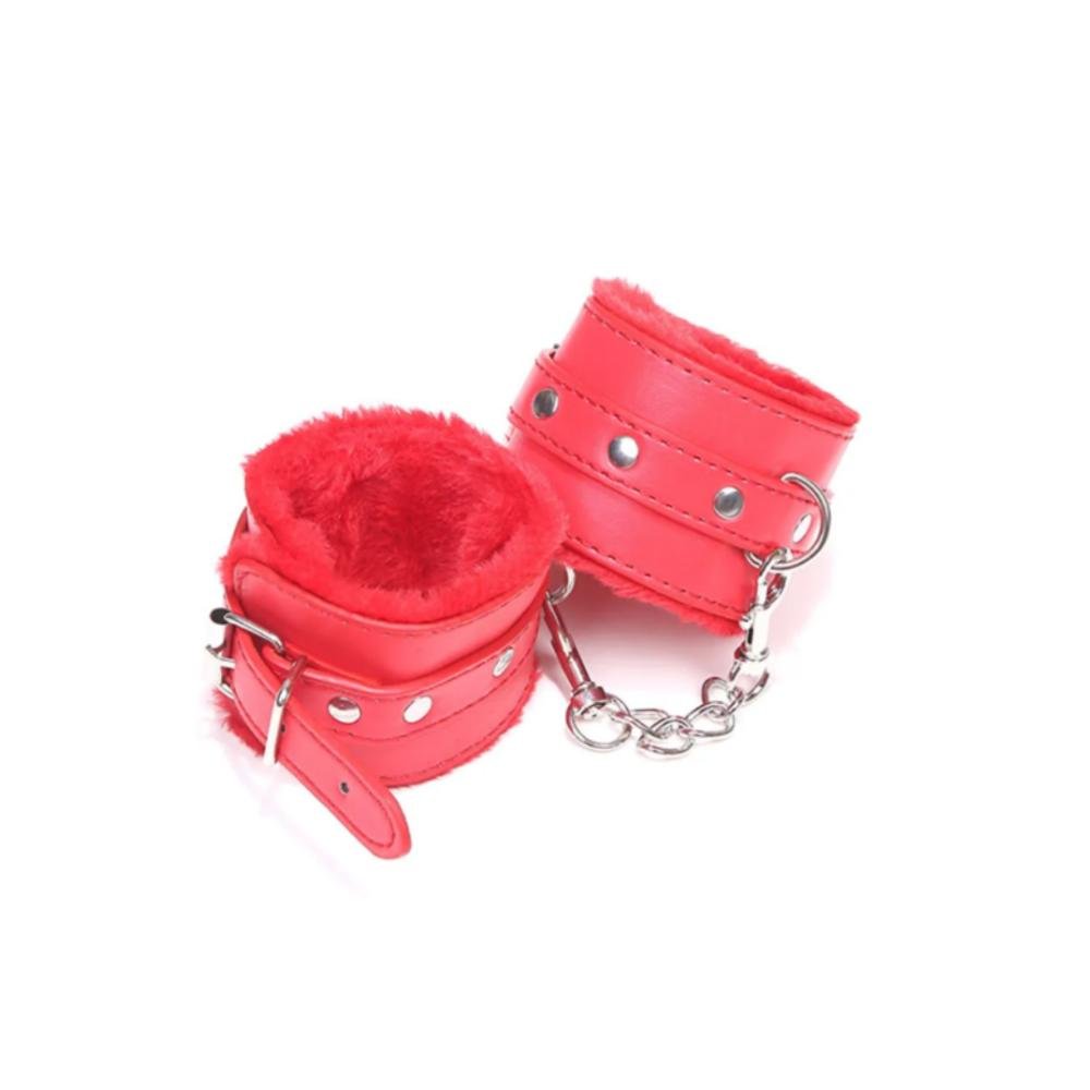 Juego De Esposas Con Piel Felpa Parejas Juguete Original - Imagen 5