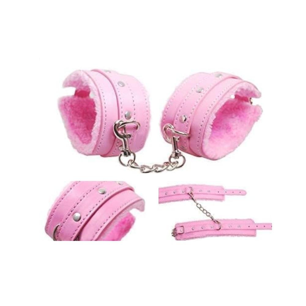 Juego De Esposas Con Piel Felpa Parejas Juguete Original - Imagen 7