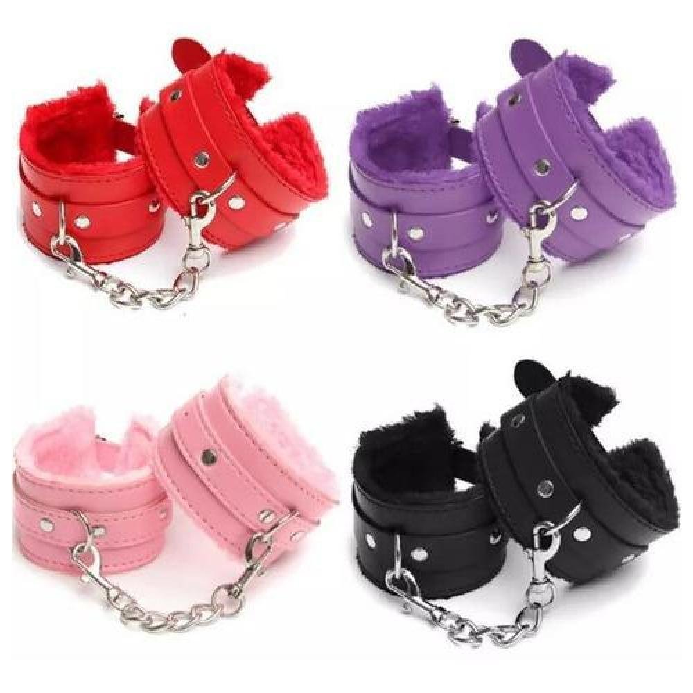 Juego De Esposas Con Piel Felpa Parejas Juguete Original - Imagen 13