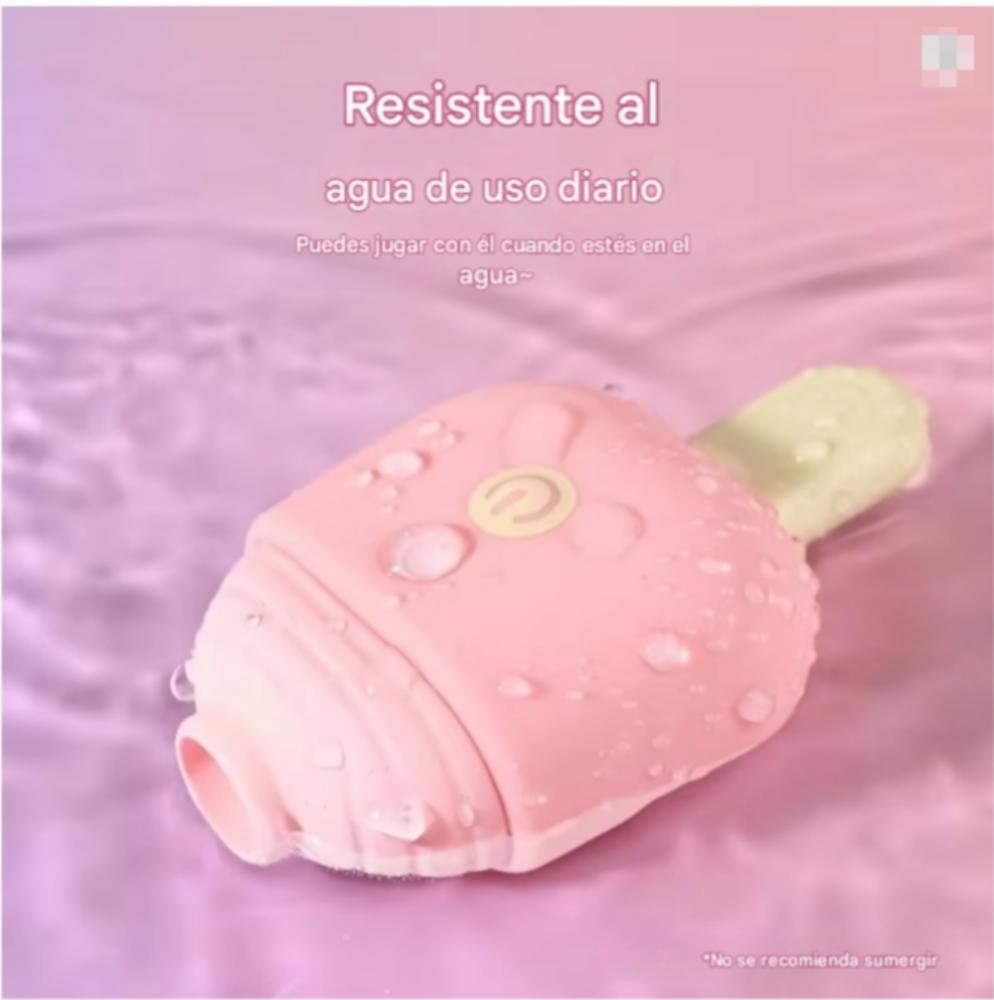 Mini Vibrador de Succión Helado Recargable 10 modos Portátil - Imagen 5