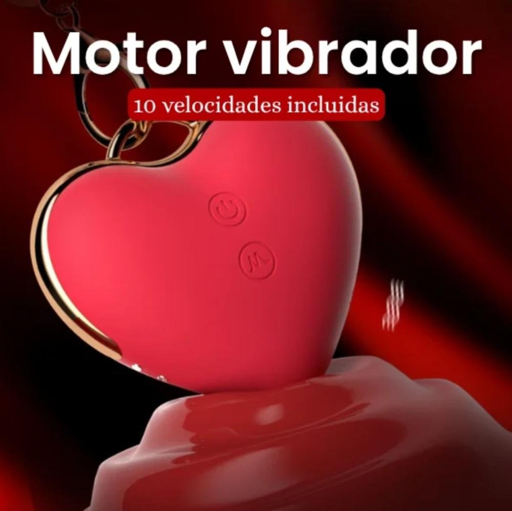 Llavero Vibrador Íntimo con Lengua Lamedora Recargable - Imagen 2