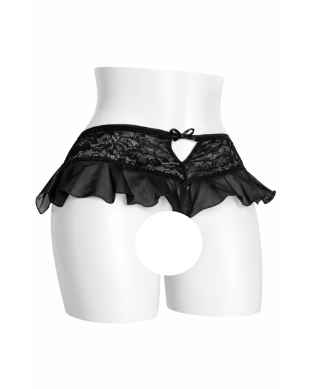 Colaless Tanga Sexy Con Abertura De Encaje Y Volados