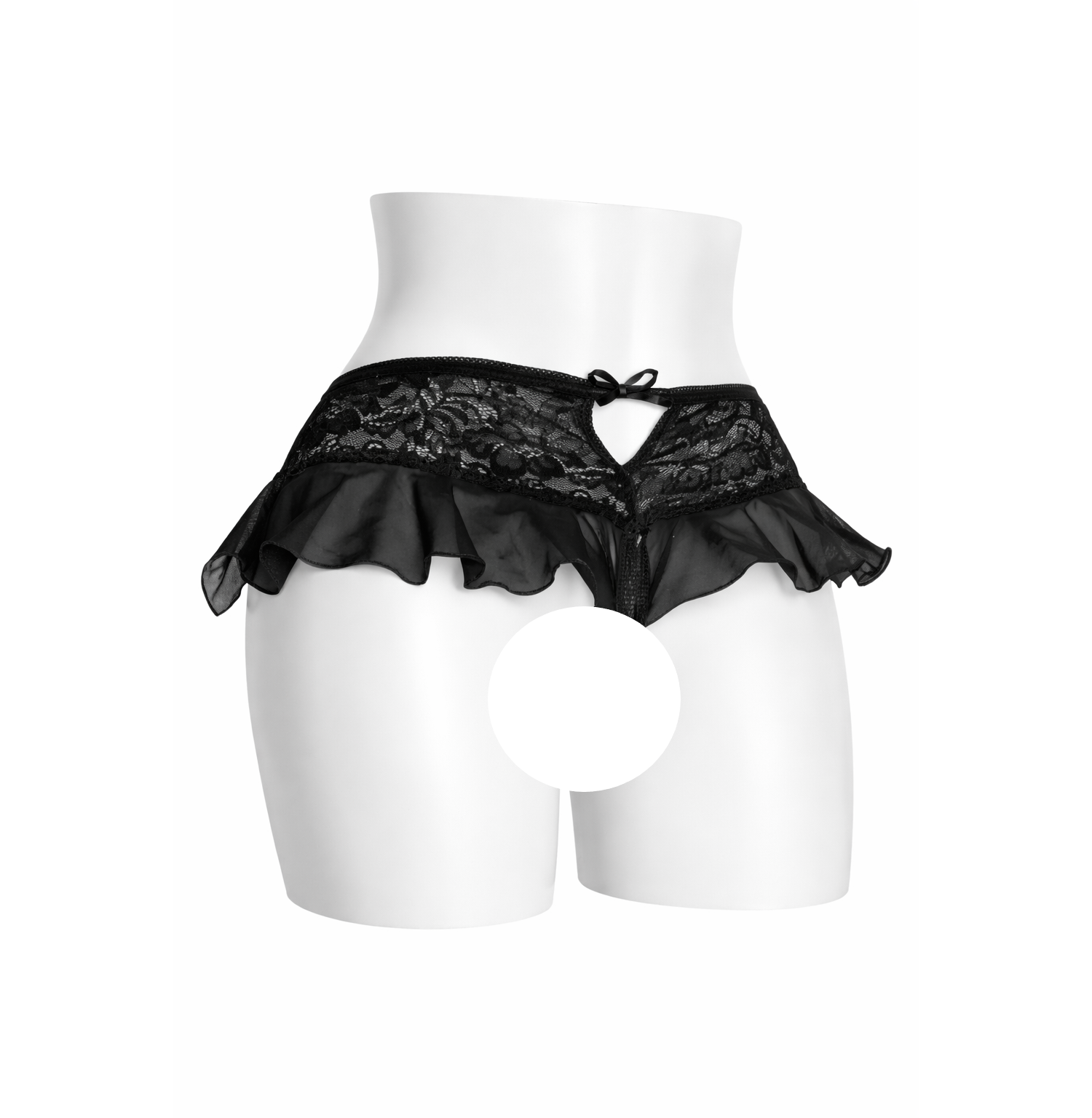 Colaless Tanga Sexy Con Abertura De Encaje Y Volados